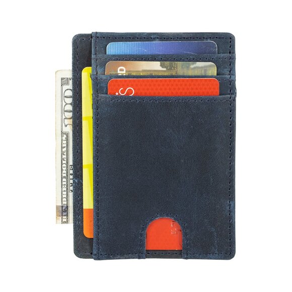 Leather Credit Card Holder for Men - Picture 8 of 15